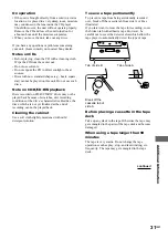 Preview for 31 page of Sony LBT-XGR6 - Compact Hi-fi Stereo System Operating Instructions Manual