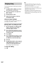 Preview for 18 page of Sony LBT-XGR600 - Compact Hi-fi Stereo System Operating Instructions Manual