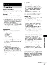 Предварительный просмотр 29 страницы Sony LBT-XGR600 - Compact Hi-fi Stereo System Operating Instructions Manual