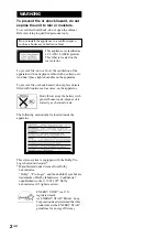 Preview for 2 page of Sony LBT-XGR90AV Operating Instructions Manual