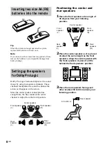 Preview for 8 page of Sony LBT-XGR90AV Operating Instructions Manual