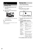 Preview for 8 page of Sony LBT-XGR99AV Operating Instructions Manual