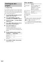 Preview for 10 page of Sony LBT-XGR99AV Operating Instructions Manual
