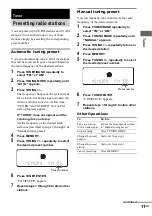 Preview for 11 page of Sony LBT-XGR99AV Operating Instructions Manual