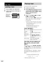 Preview for 14 page of Sony LBT-XGR99AV Operating Instructions Manual