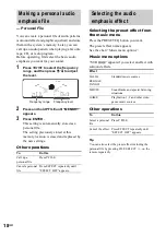 Preview for 18 page of Sony LBT-XGR99AV Operating Instructions Manual