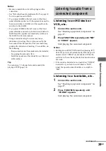 Preview for 29 page of Sony LBT-XGR99AV Operating Instructions Manual