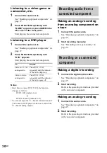 Preview for 30 page of Sony LBT-XGR99AV Operating Instructions Manual