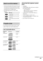 Preview for 5 page of Sony LBT-XGV50 Operating Instructions Manual