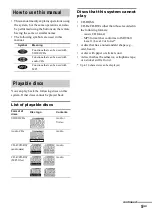 Предварительный просмотр 5 страницы Sony LBT-XGV50 Operating Instructions Manual