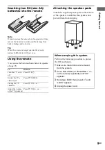 Preview for 9 page of Sony LBT-XGV50 Operating Instructions Manual