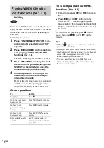 Preview for 14 page of Sony LBT-XGV50 Operating Instructions Manual