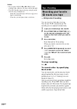 Preview for 22 page of Sony LBT-XGV50 Operating Instructions Manual