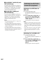 Предварительный просмотр 36 страницы Sony LBT-XGV50 Operating Instructions Manual