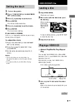 Preview for 9 page of Sony LBT-XGV6 Operating Instructions Manual