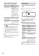 Preview for 12 page of Sony LBT-XGV6 Operating Instructions Manual