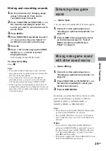 Предварительный просмотр 29 страницы Sony LBT-XGV6 Operating Instructions Manual