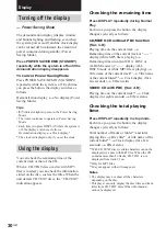 Preview for 30 page of Sony LBT-XGV6 Operating Instructions Manual