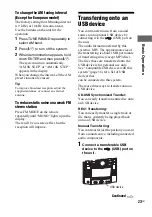 Предварительный просмотр 23 страницы Sony LBT-ZTX7 - Compact Hi-fi Stereo System Operating Instructions Manual