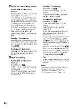 Preview for 24 page of Sony LBT-ZTX7 - Compact Hi-fi Stereo System Operating Instructions Manual