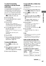 Preview for 25 page of Sony LBT-ZTX7 - Compact Hi-fi Stereo System Operating Instructions Manual