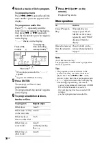 Предварительный просмотр 34 страницы Sony LBT-ZTX7 - Compact Hi-fi Stereo System Operating Instructions Manual