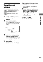 Preview for 35 page of Sony LBT-ZTX7 - Compact Hi-fi Stereo System Operating Instructions Manual