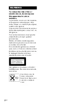 Preview for 2 page of Sony LBT-ZUX10D Operating Instructions Manual