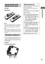 Preview for 19 page of Sony LBT-ZUX10D Operating Instructions Manual