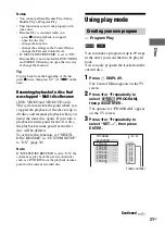 Preview for 31 page of Sony LBT-ZUX10D Operating Instructions Manual