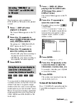 Предварительный просмотр 35 страницы Sony LBT-ZUX10D Operating Instructions Manual