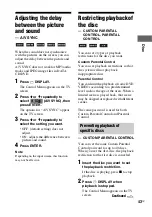 Preview for 43 page of Sony LBT-ZUX10D Operating Instructions Manual