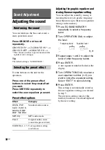 Preview for 58 page of Sony LBT-ZUX10D Operating Instructions Manual