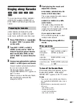 Preview for 65 page of Sony LBT-ZUX10D Operating Instructions Manual