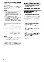 Preview for 34 page of Sony LBT-ZX10D Operating Instructions Manual