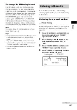 Preview for 43 page of Sony LBT-ZX10D Operating Instructions Manual