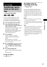 Предварительный просмотр 47 страницы Sony LBT-ZX10D Operating Instructions Manual