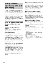 Preview for 62 page of Sony LBT-ZX10D Operating Instructions Manual