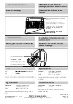 Предварительный просмотр 4 страницы Sony LC-DN220SFT Operation Manual