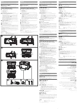 Предварительный просмотр 2 страницы Sony LCH-FXA Operating Instructions