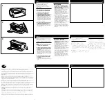 Предварительный просмотр 2 страницы Sony LCR-VX2000 Operating Instructions