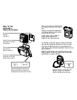 Предварительный просмотр 2 страницы Sony LCS-FDC Operating Instructions