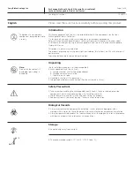 Preview for 3 page of Sony LE-U6F501 Handling Instructions Manual