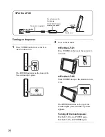 Предварительный просмотр 26 страницы Sony LF-X1, LF-X5 Operating Instructions Manual