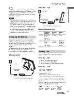 Предварительный просмотр 27 страницы Sony LF-X1, LF-X5 Operating Instructions Manual