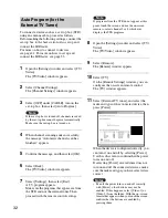 Предварительный просмотр 32 страницы Sony LF-X1, LF-X5 Operating Instructions Manual