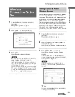 Предварительный просмотр 49 страницы Sony LF-X1, LF-X5 Operating Instructions Manual