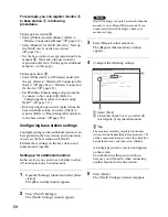 Предварительный просмотр 58 страницы Sony LF-X1, LF-X5 Operating Instructions Manual