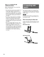 Предварительный просмотр 60 страницы Sony LF-X1, LF-X5 Operating Instructions Manual