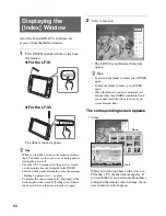 Предварительный просмотр 64 страницы Sony LF-X1, LF-X5 Operating Instructions Manual